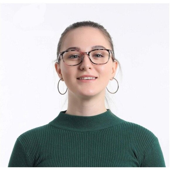 NWT LG Black Rectangle Frame Blue Light 3.0 Reading Nerd Glasses Readers 84221 - Picture 3 of 3